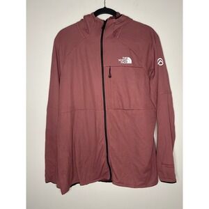 The North Face Summit Series Womens Full Zip Lined Jacket Hoodie Rose Athletic